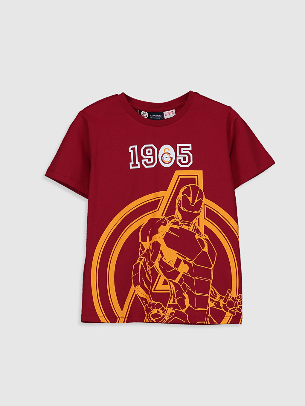 Kırmızı Erkek Çocuk Galatasaray Baskılı Taraftar Tişört