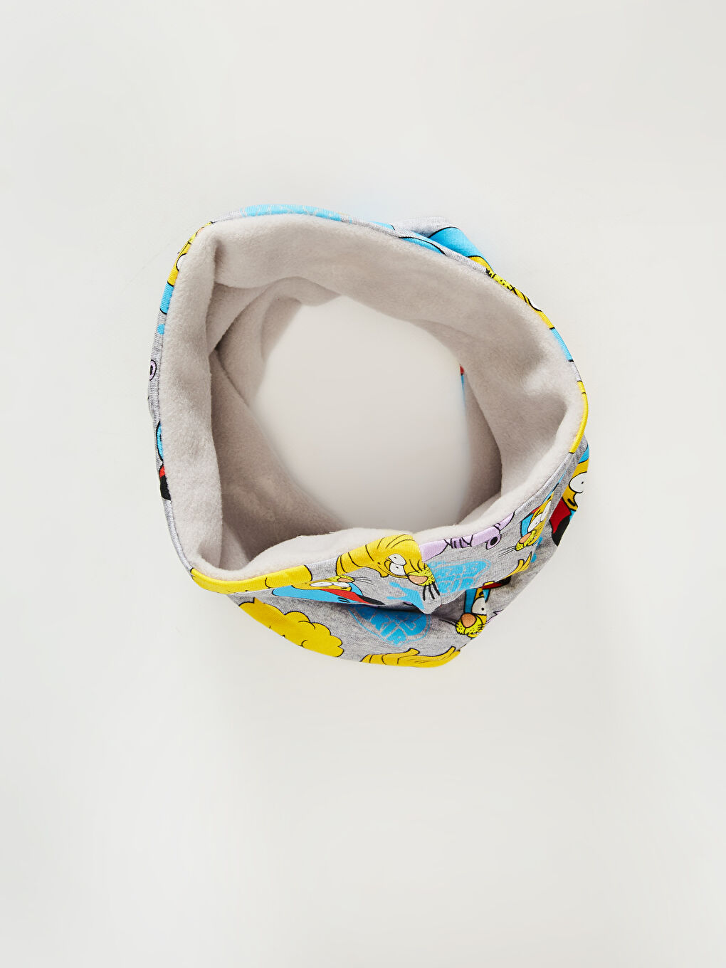 Gri Erkek Çocuk Kral Şakir Jarse Kaşkol-1