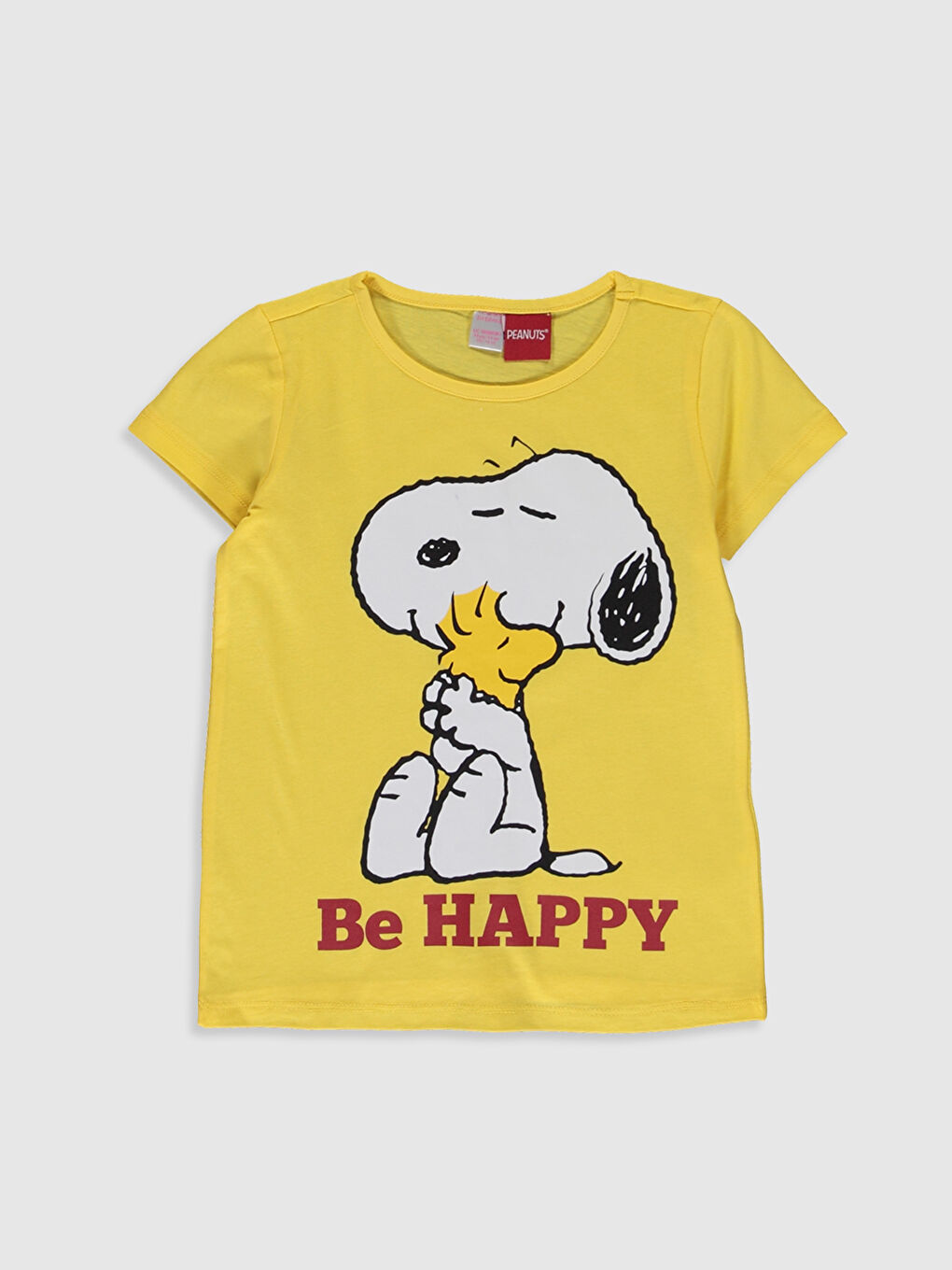 Sarı Bisiklet Yaka Kısa Kollu Kız Çocuk Pijama Takım-2