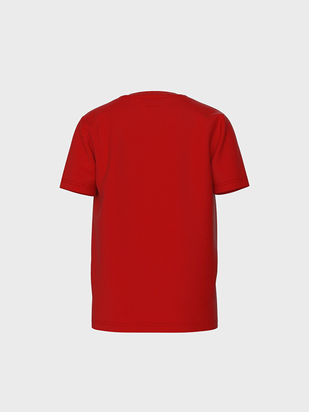 Kırmızı Bisiklet Yaka Kısa Kollu Erkek Çocuk Tişört-6