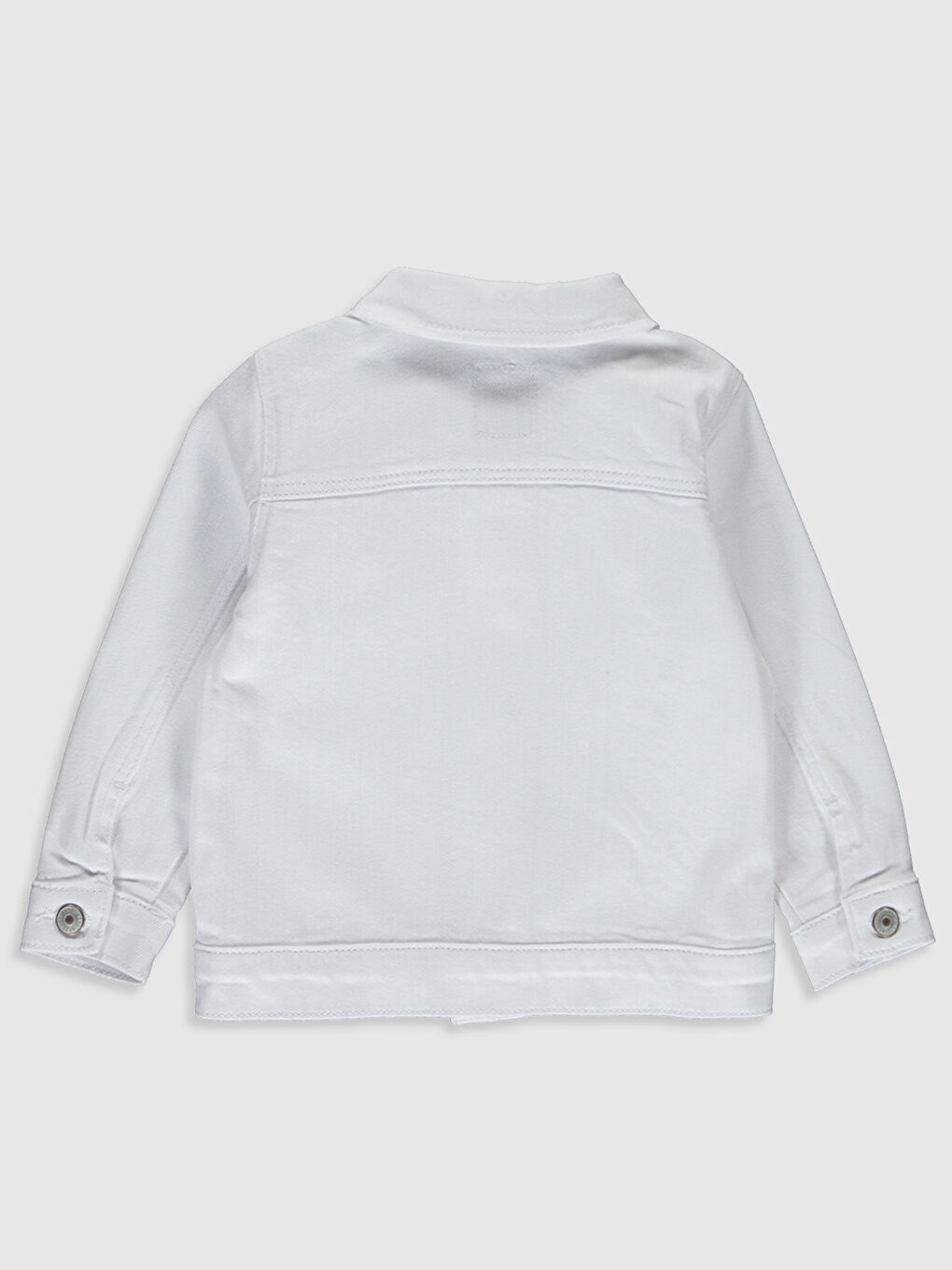 Veste en jean bébé garçon à col de chemise et manches longues-1