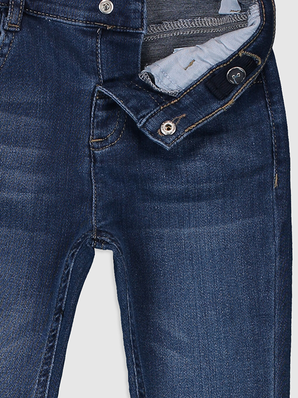 İndigo Slim Fit Basic Erkek Bebek Jean Pantolon-2