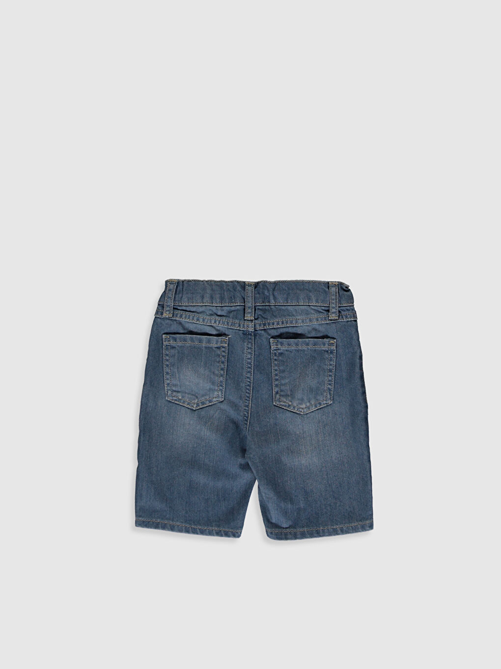 شورت جينز ولادي رضع أساسي بقصة عادية-1