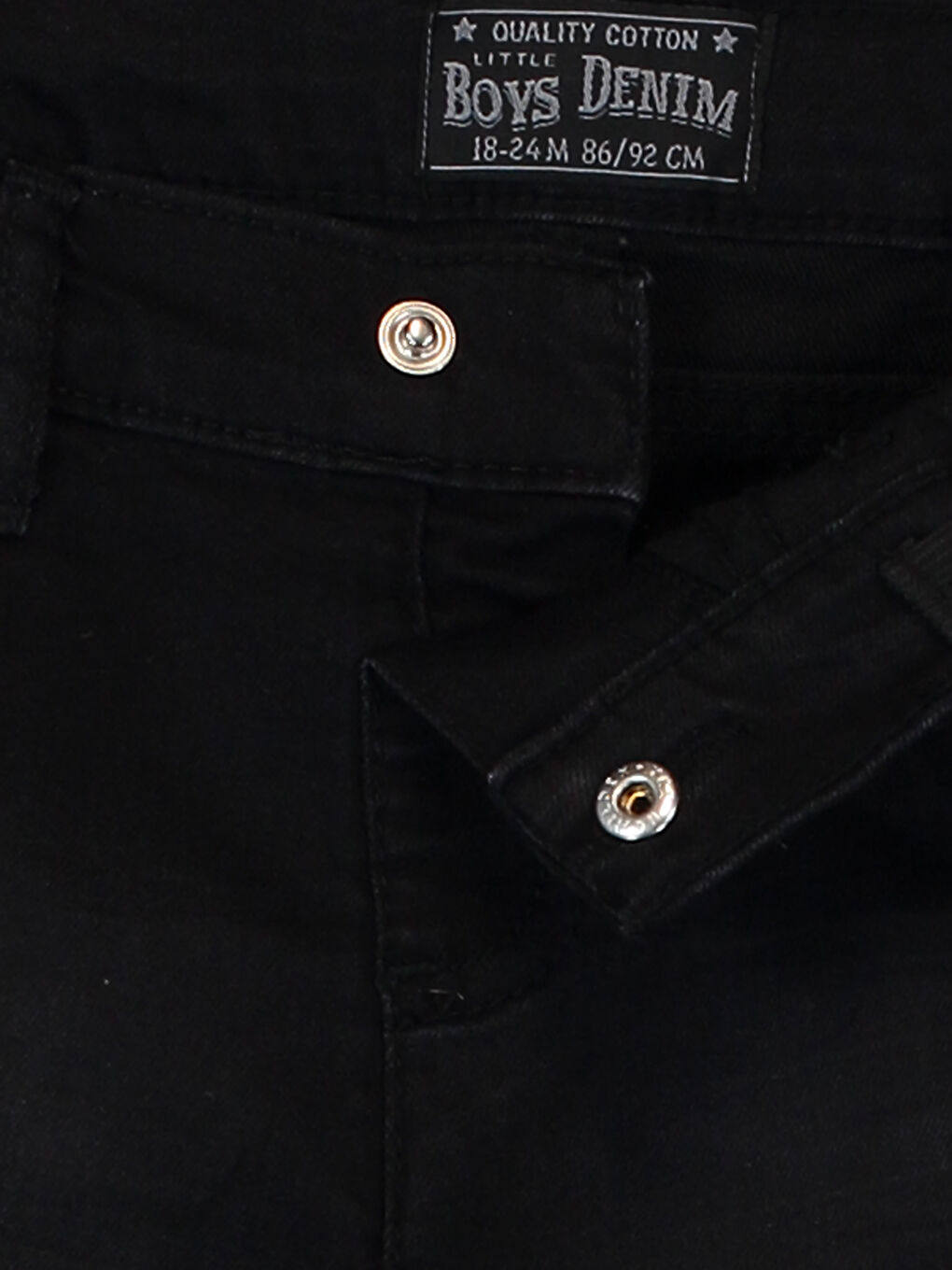 Basic Baby Boys' Denim Shorts-2