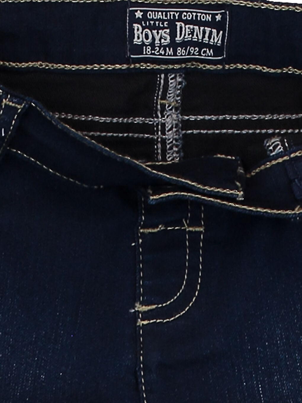 Regular Fit Baby Boy Jean Shorts-2