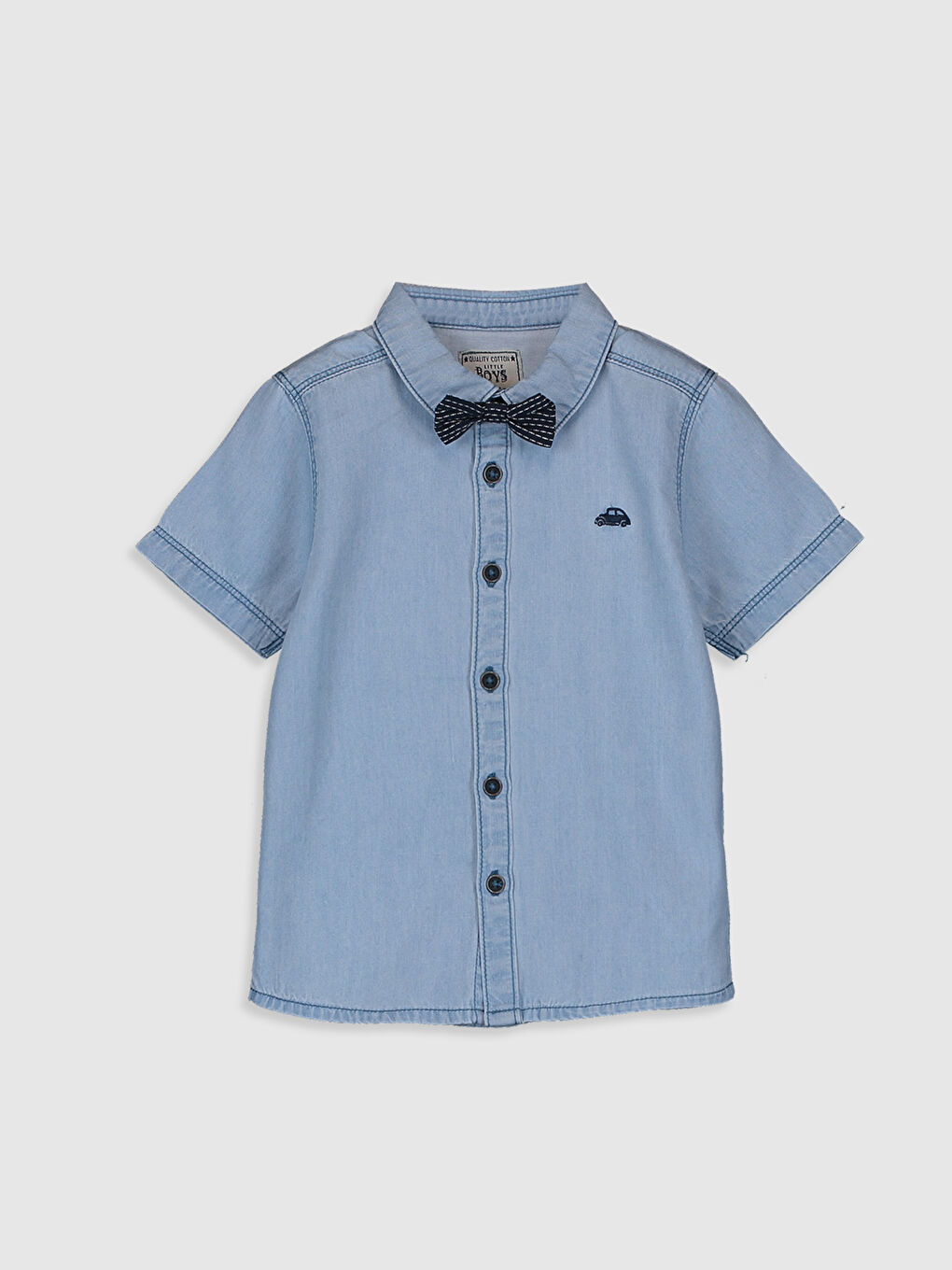 Orta İndigo Rodeo Gömlek