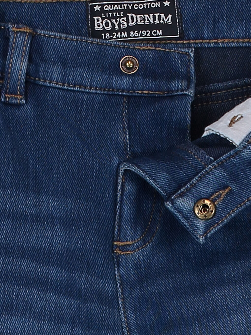 Малыши мальчики Индиго Джинсы-2