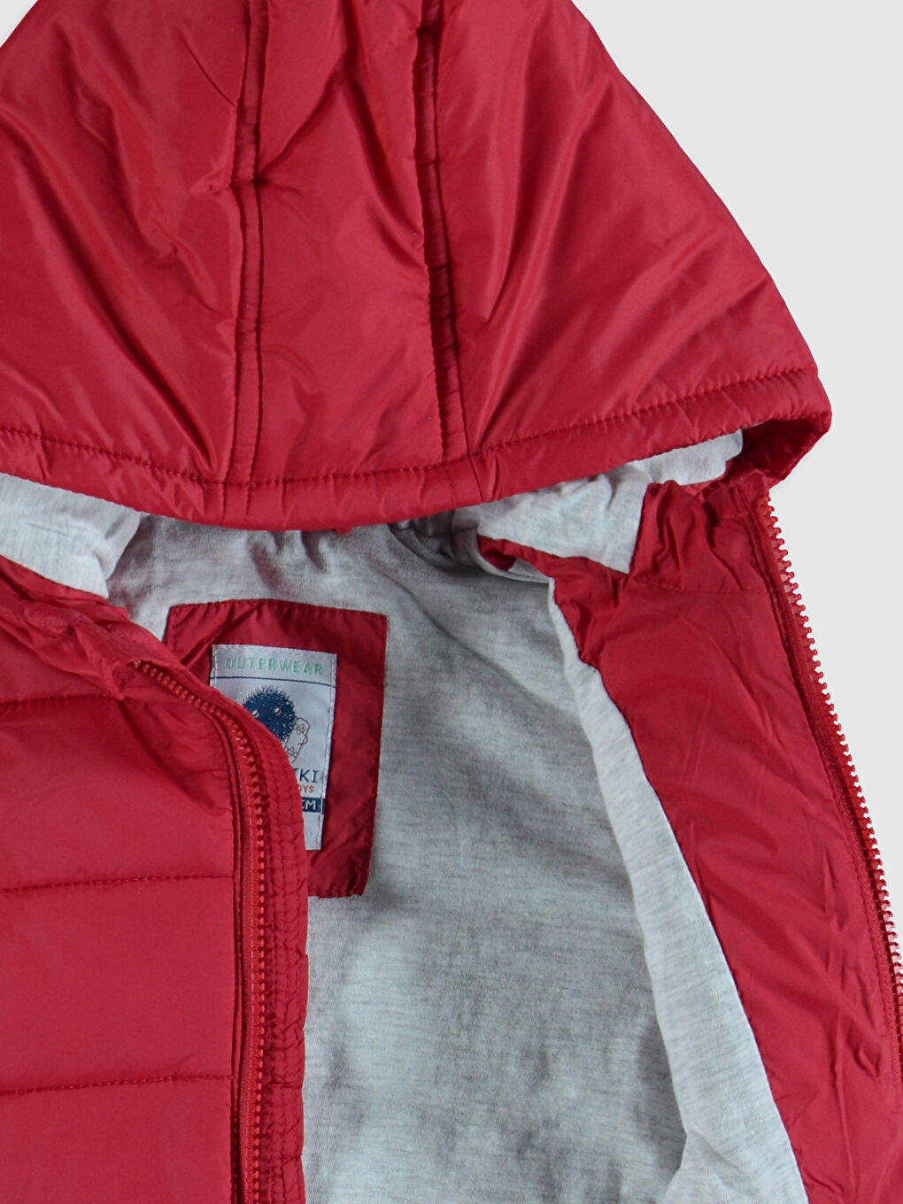 Hooded Basic Baby Boy Zippered Vest-2