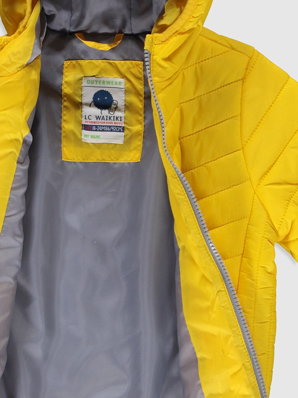 Βρεφικό Παλτό Με Κουκούλα Και Μακρυμάνικο Απλό-2