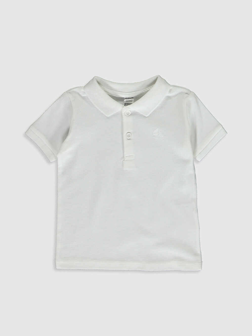 Baby Boy’s Polo Neck Basic T-Shirt-1