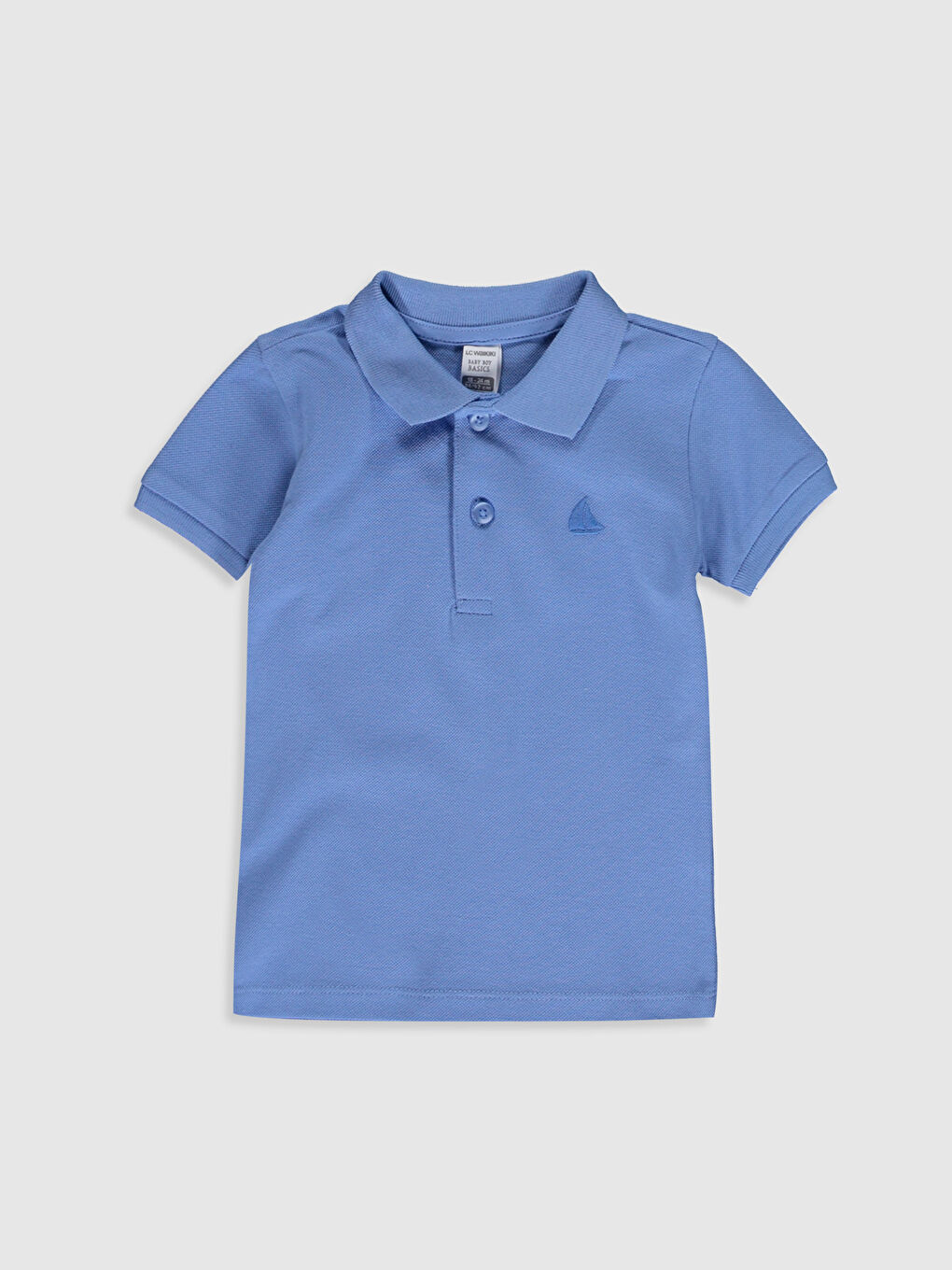 T-Shirt Basique À Col Polo Pour Bébé Garçon