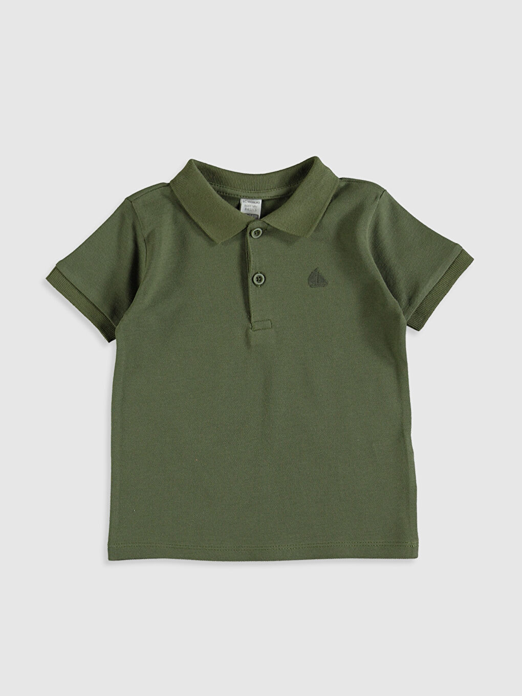 T-Shirt Basique À Col Polo Pour Bébé Garçon