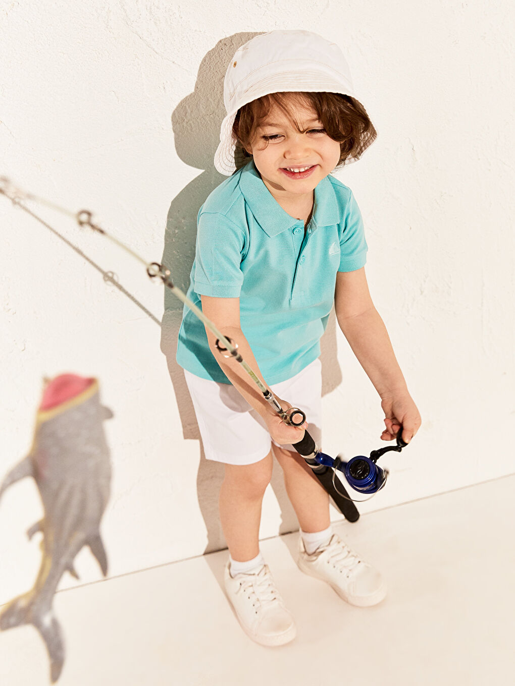 Erkek Bebek Polo Yaka Basic Tişört