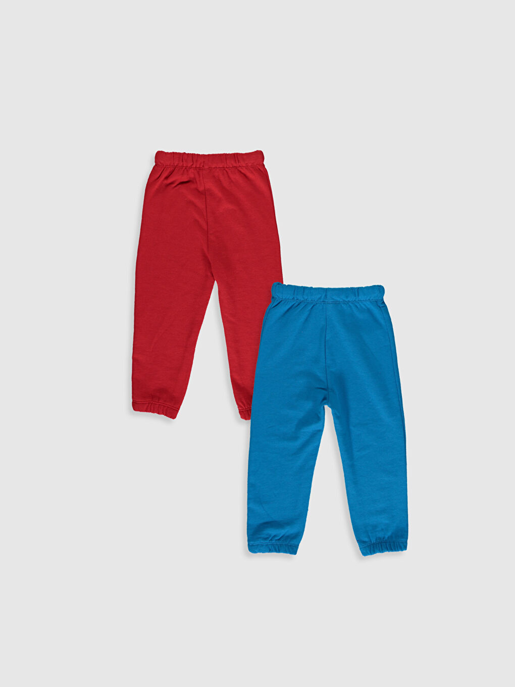 Kırmızı Erkek Bebek Jogger Eşofman Altı 2'li-1