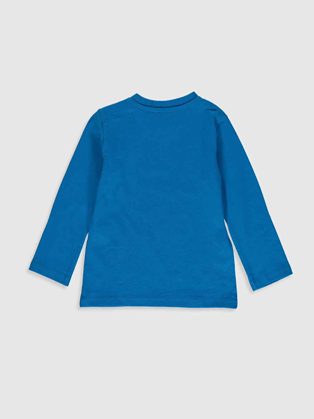 Футболка с длинным рукавом и круглым вырезом для малышей мальчиков-1