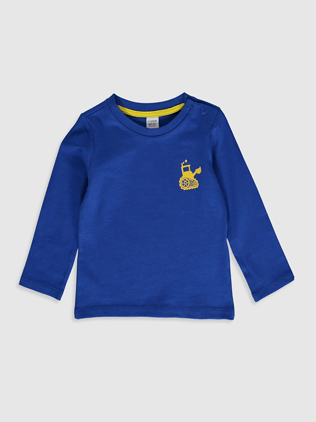 Crew Neck Long Sleeve Printed Baby Boys' T-Shirt 2 Pack-2