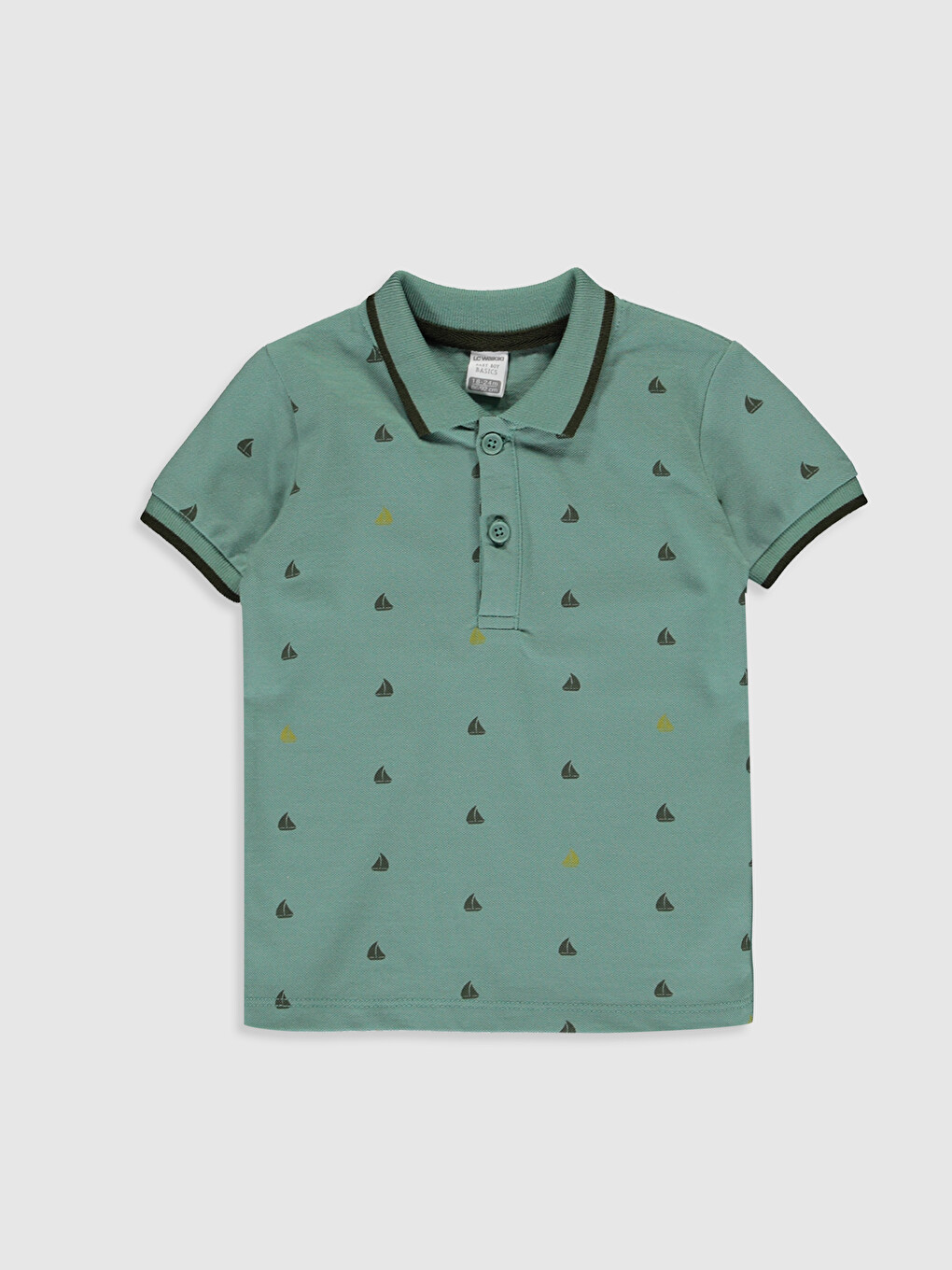 Djalë Foshnje Ngjyre Kaki T-shirt
