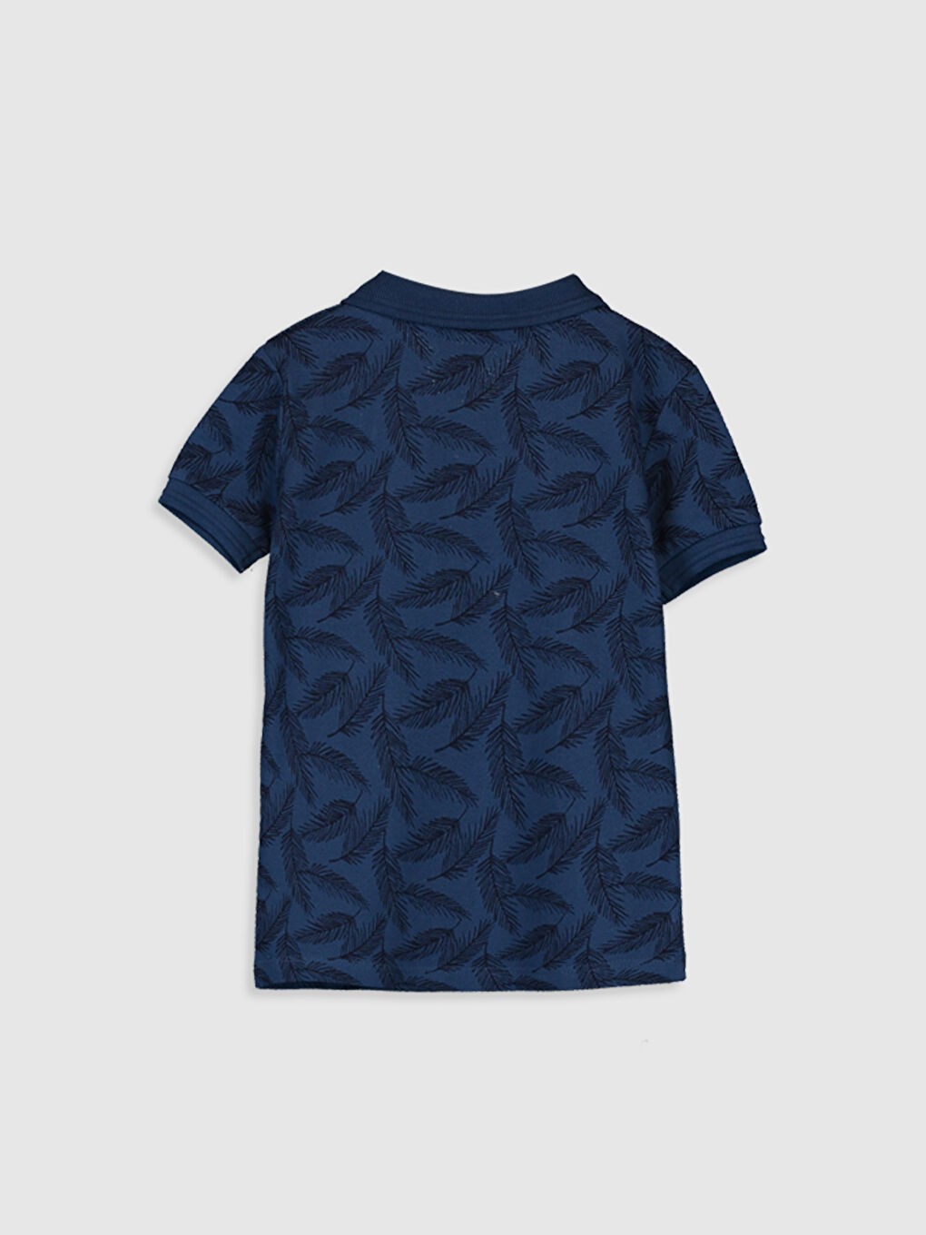 Футболка-поло с короткими рукавами и принтом для малышей-мальчиков-1