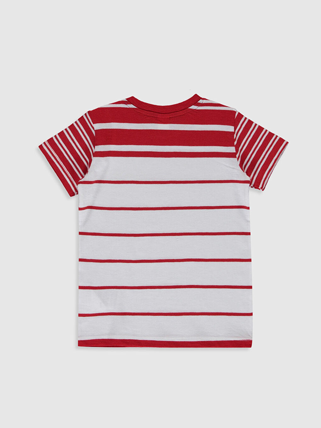 Kırmızı Cizgili Tişört-1