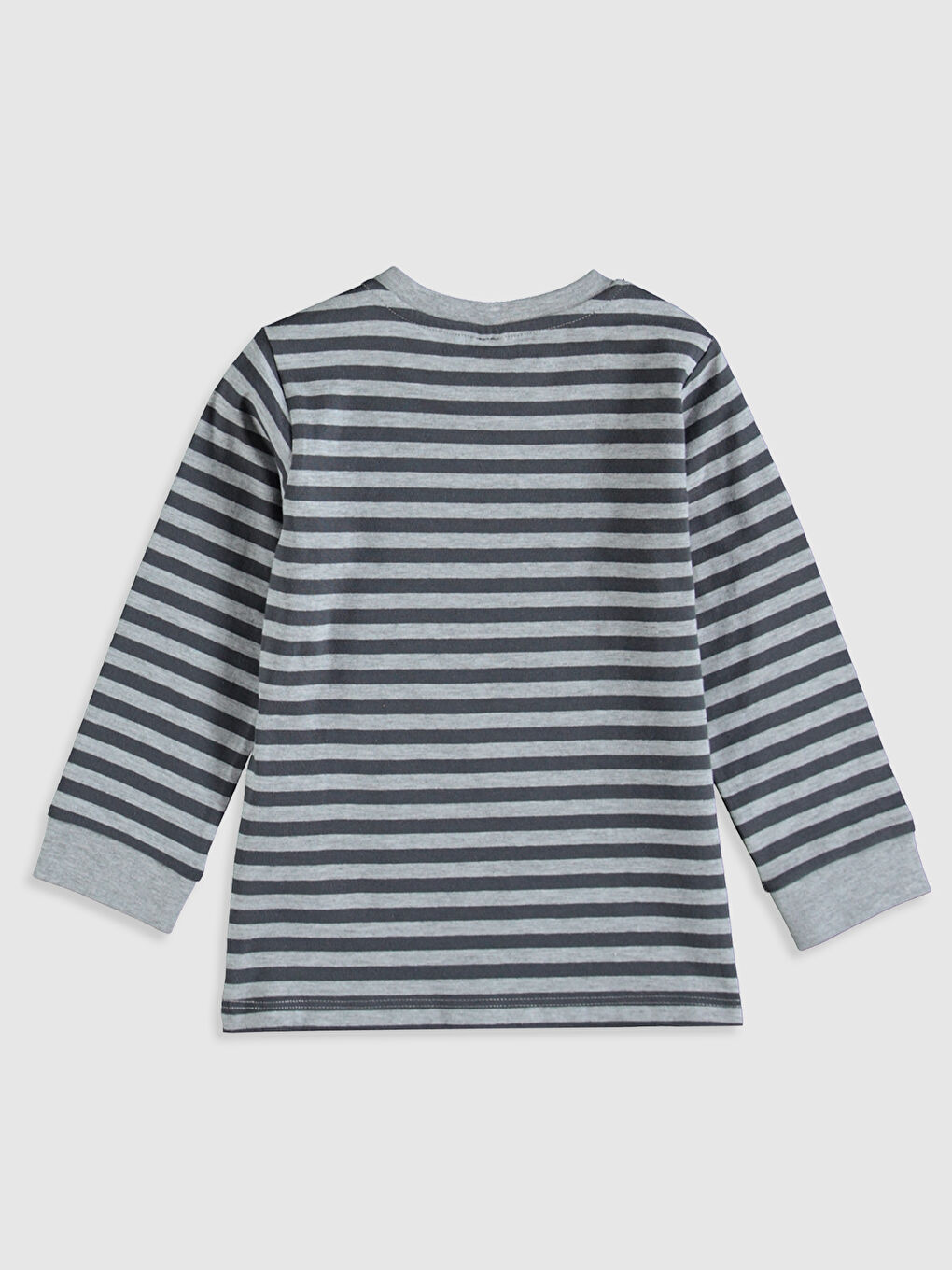Crew Neck Long Sleeve Baby Boys' T-Shirt-1