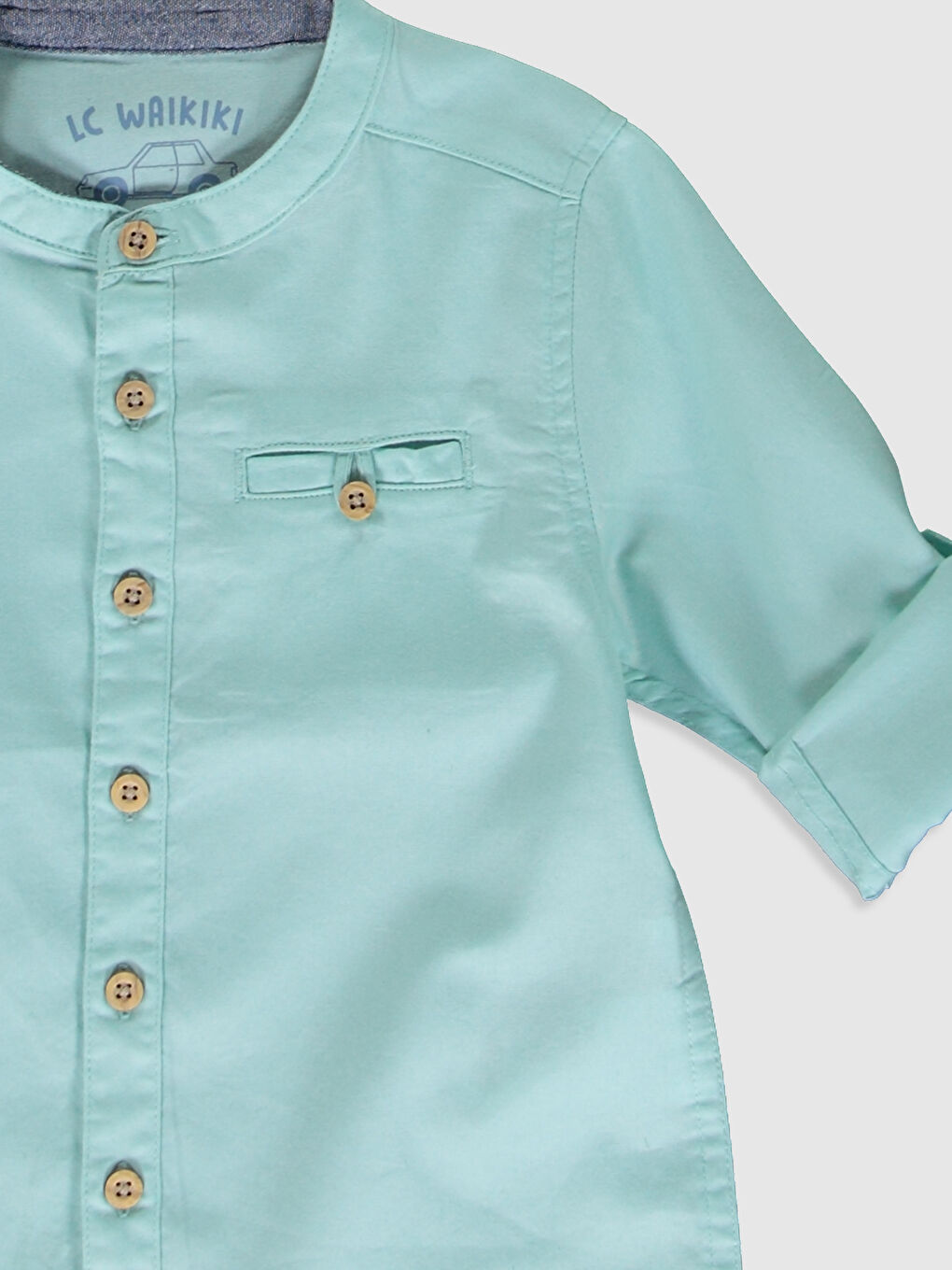 Judge Collar Long Sleeve Baby Boys' Shirt-2