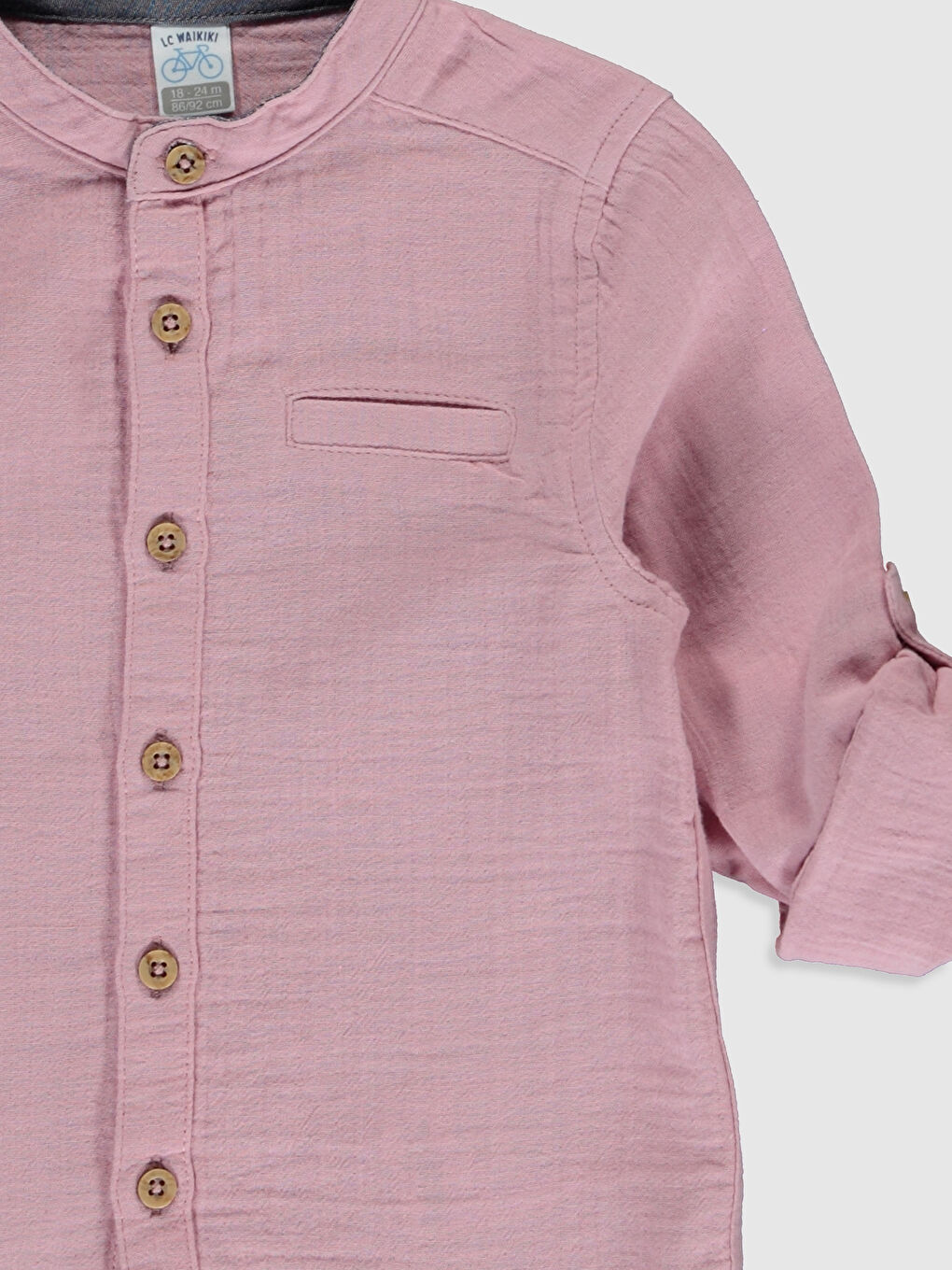 قميص وردى طفل صغير-2