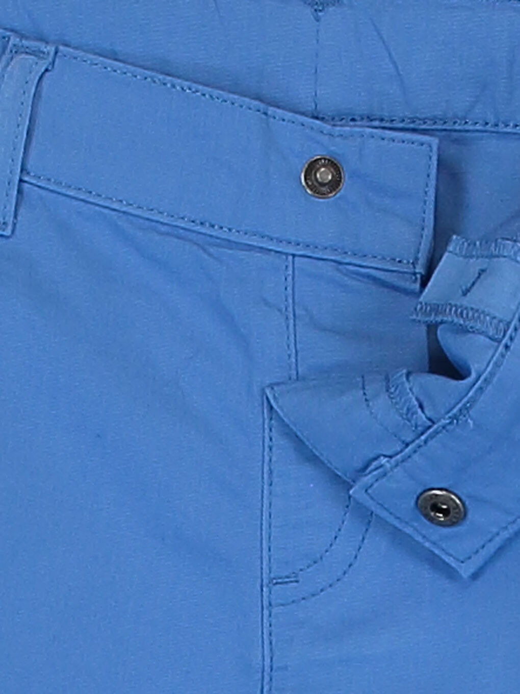 Beyaz Polo Yaka Kısa Kollu Erkek Bebek Tişört ve Şort 2'li Takım-4