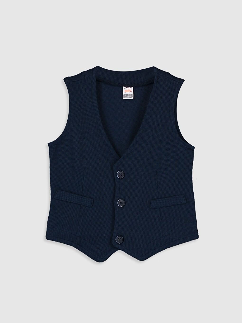 Lacivert V Yaka Erkek Bebek Yelek