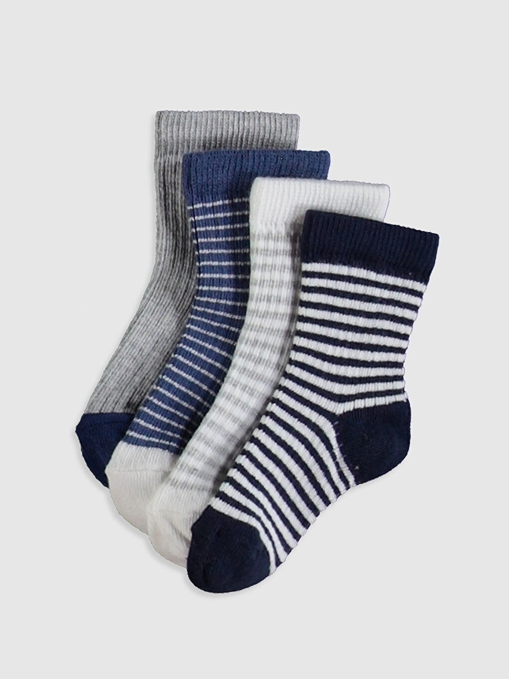 Gri Melanj Soket Çorap