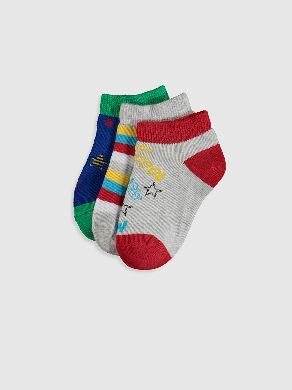 Baby Boy GREY Trainer Socks