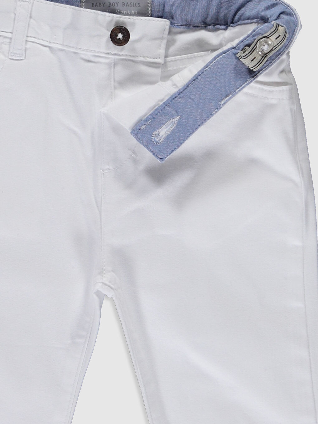 Pantalon BLANC Bébé garçon -2