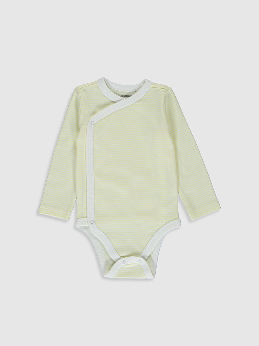 Beyaz Uzun Kollu Erkek Bebek Çıtçıtlı Body-2