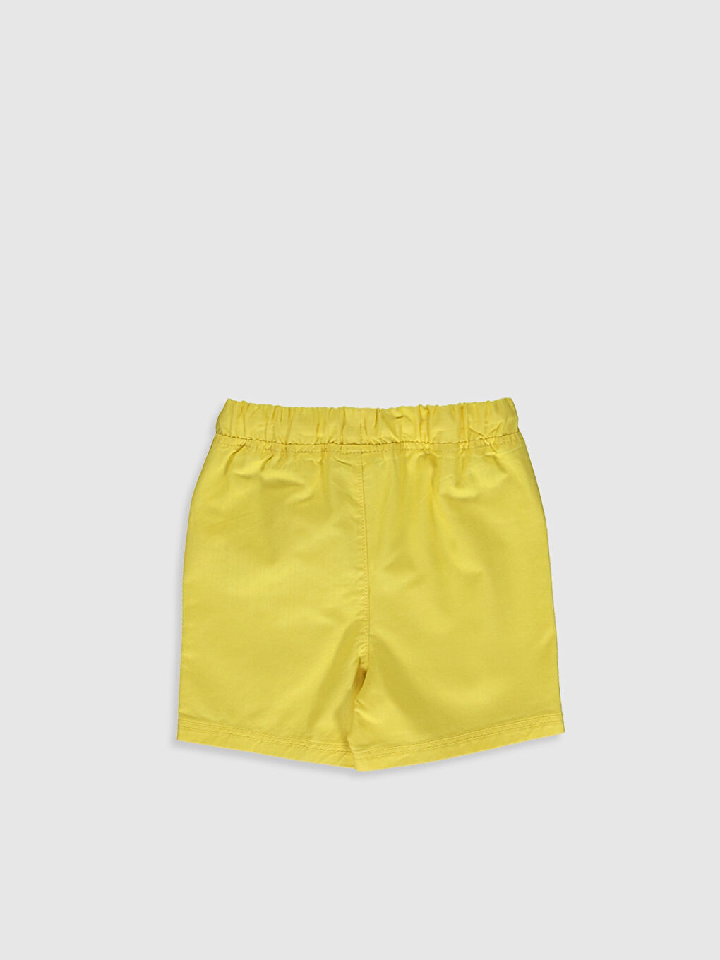 Базовые шорты из габардина для малышей мальчиков с эластичной талией-1