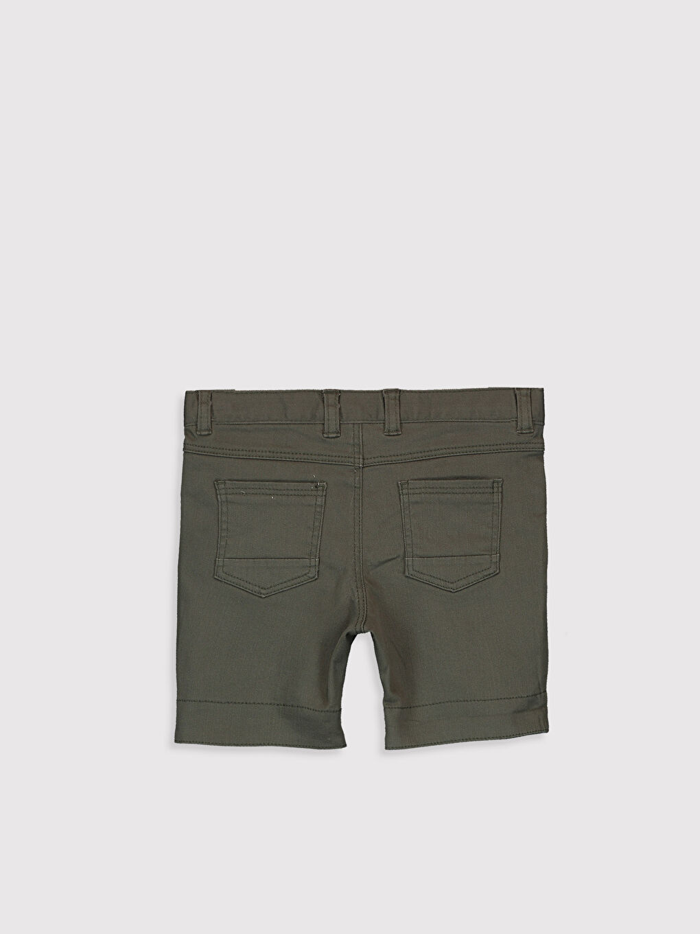 Haki Basic Erkek Bebek Şort-2