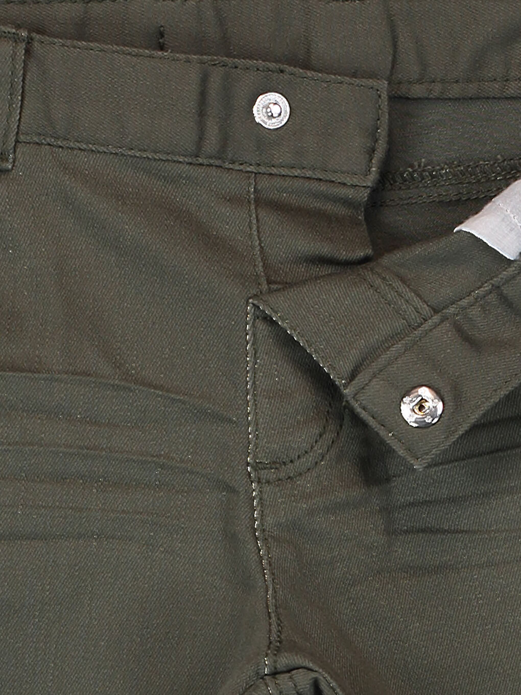 Haki Basic Erkek Bebek Şort-3