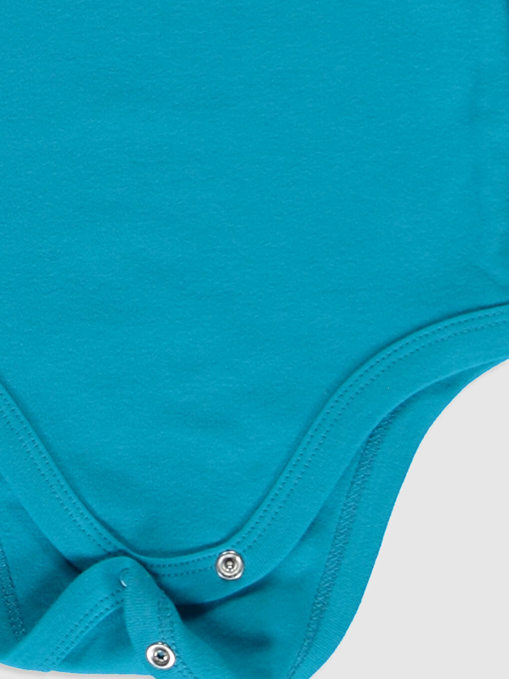 Turkuaz Bisiklet Yaka Uzun Kol Pamuklu Baskılı Erkek Bebek Çıtçıtlı Body 2'li-4