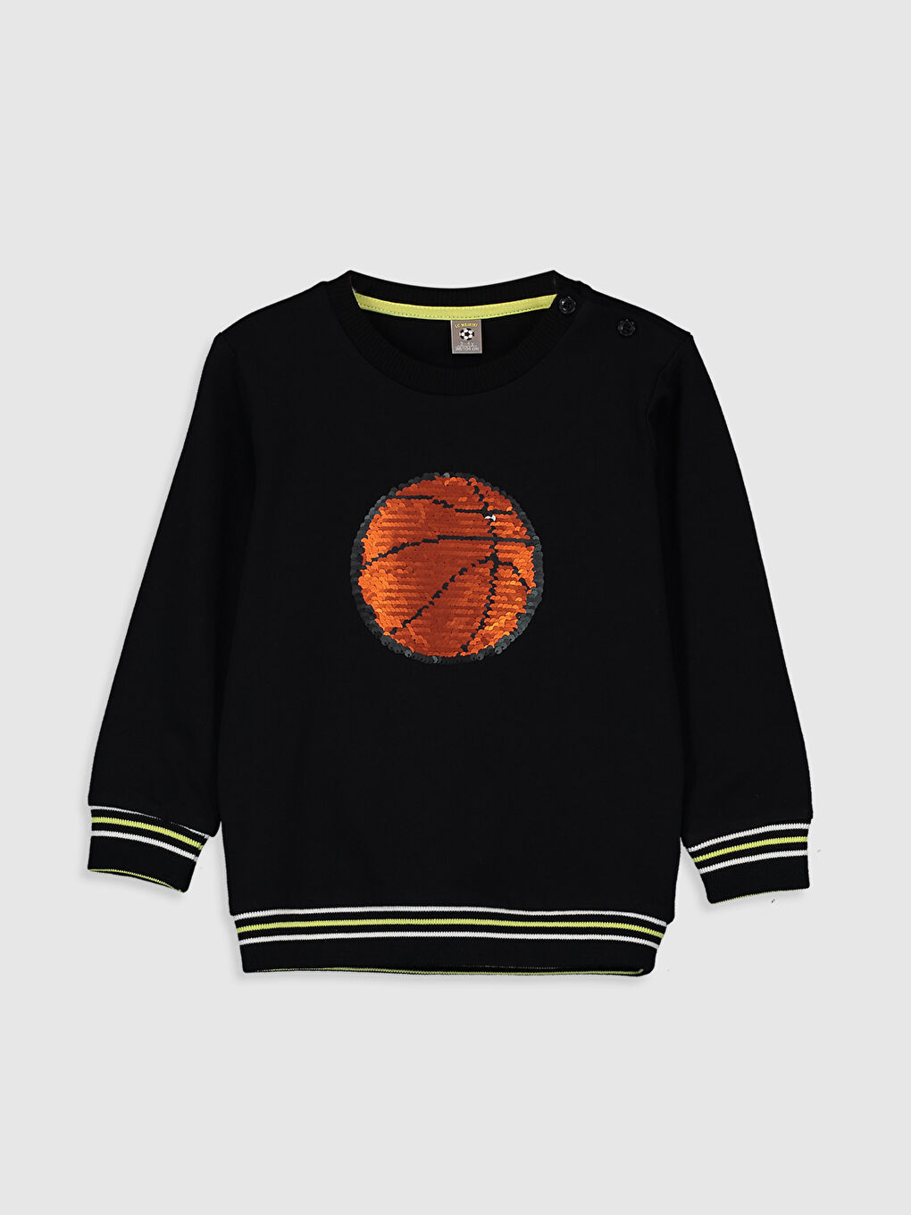 Свитшот с круглым вырезом и длинным рукавом для малышей мальчиков-1