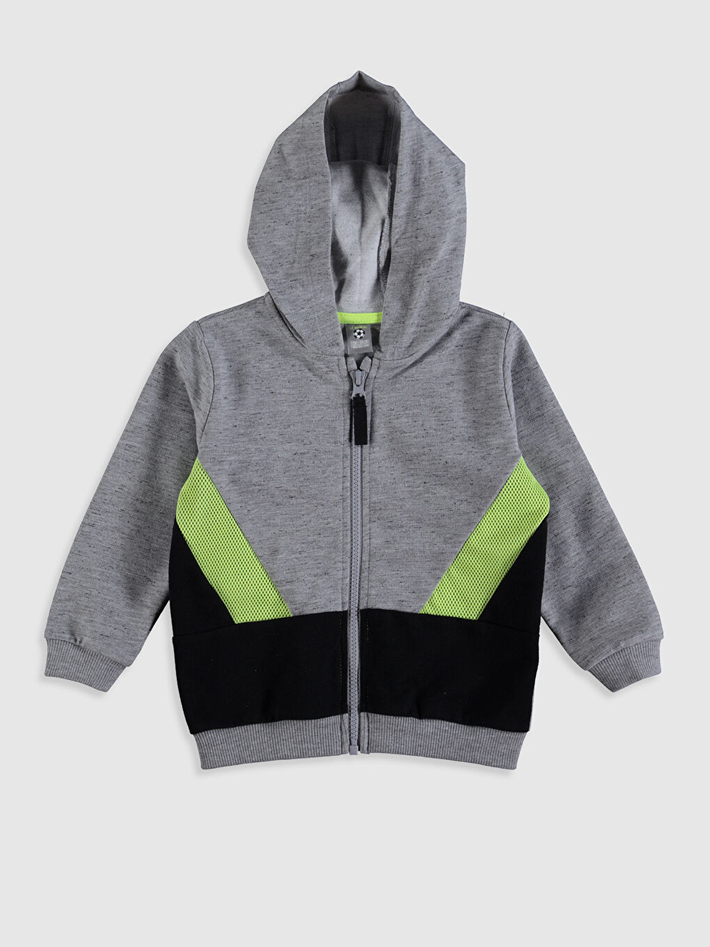 LCW baby Hooded Baby Boys' Zip-Up Sweatshirt -0S1308Z1-L8T