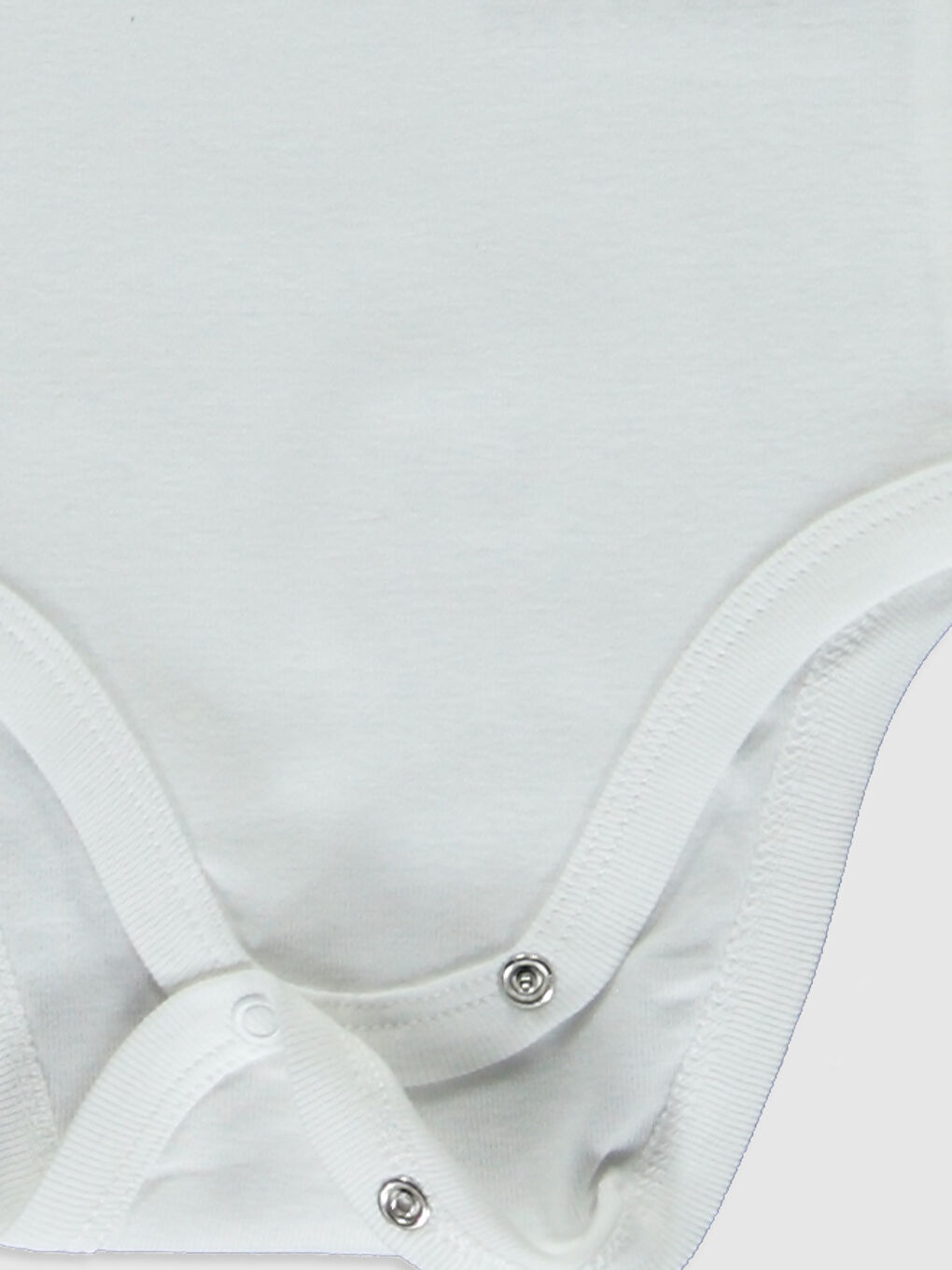 Beyaz Bisiklet Yaka Kısa Kol Baskılı Erkek Bebek Çıtçıtlı Body 2'li-4