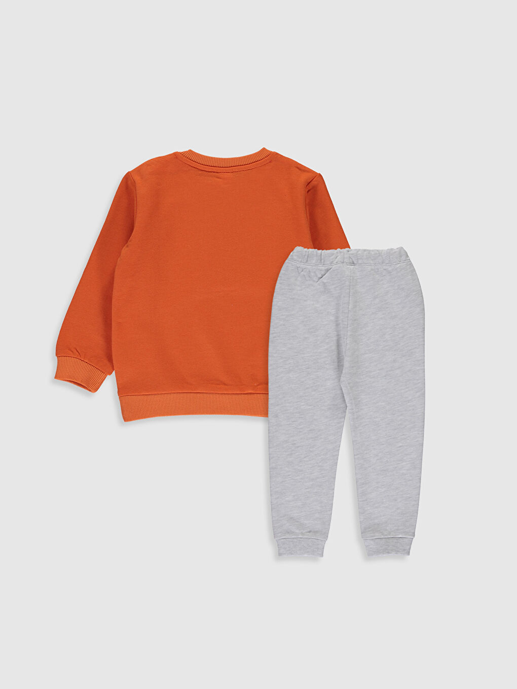Turuncu Uzun Kollu Erkek Bebek Takım-1