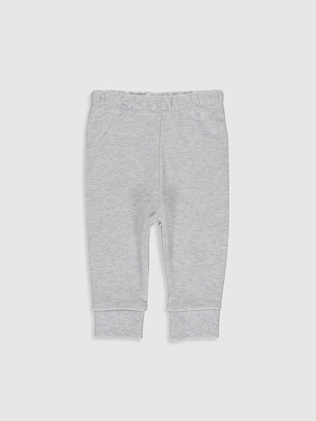 Turuncu Beli Lastikli Erkek Bebek Pijama Alt 2'li-3