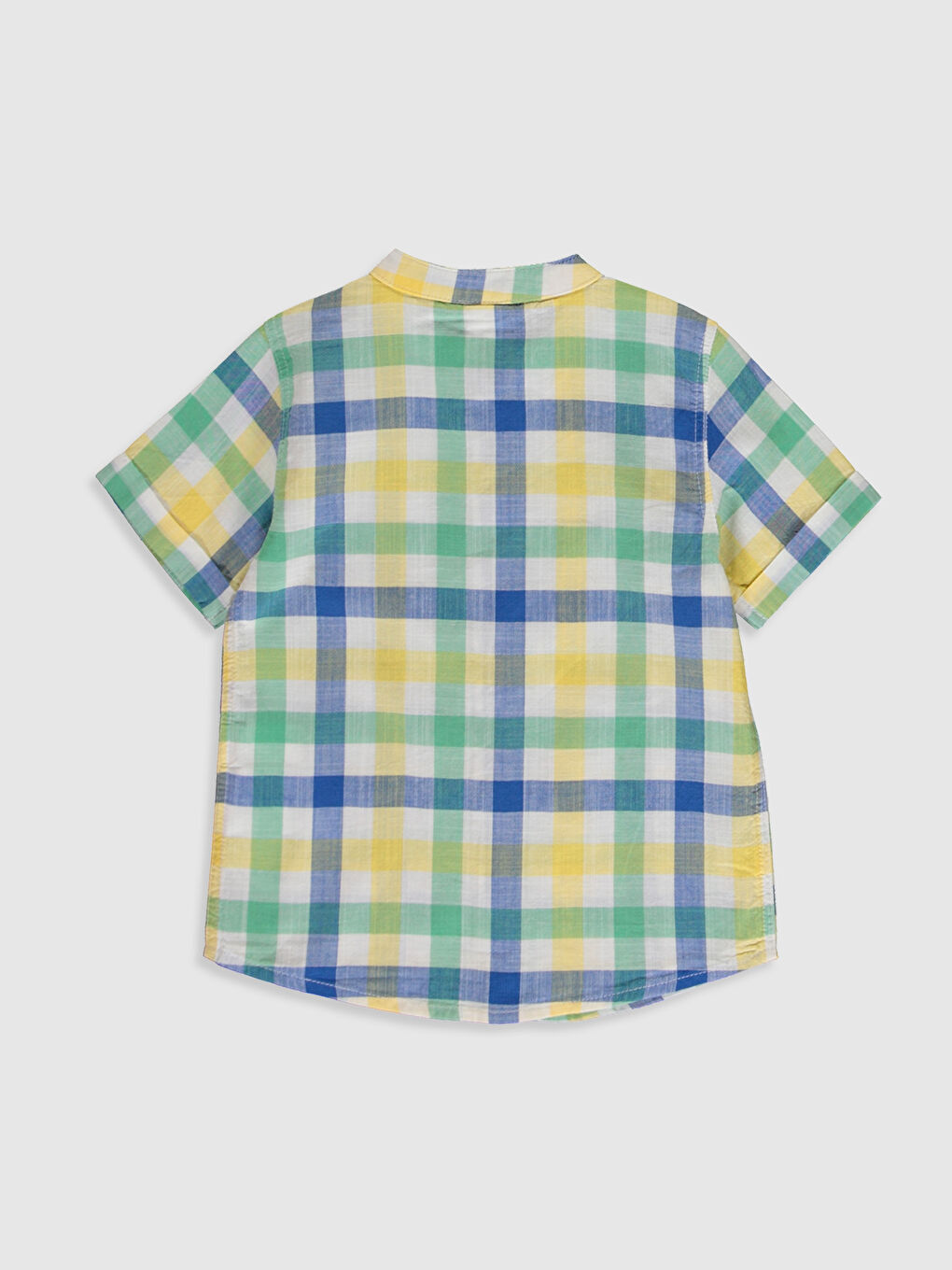 Sarı Ekoseli Gömlek-1