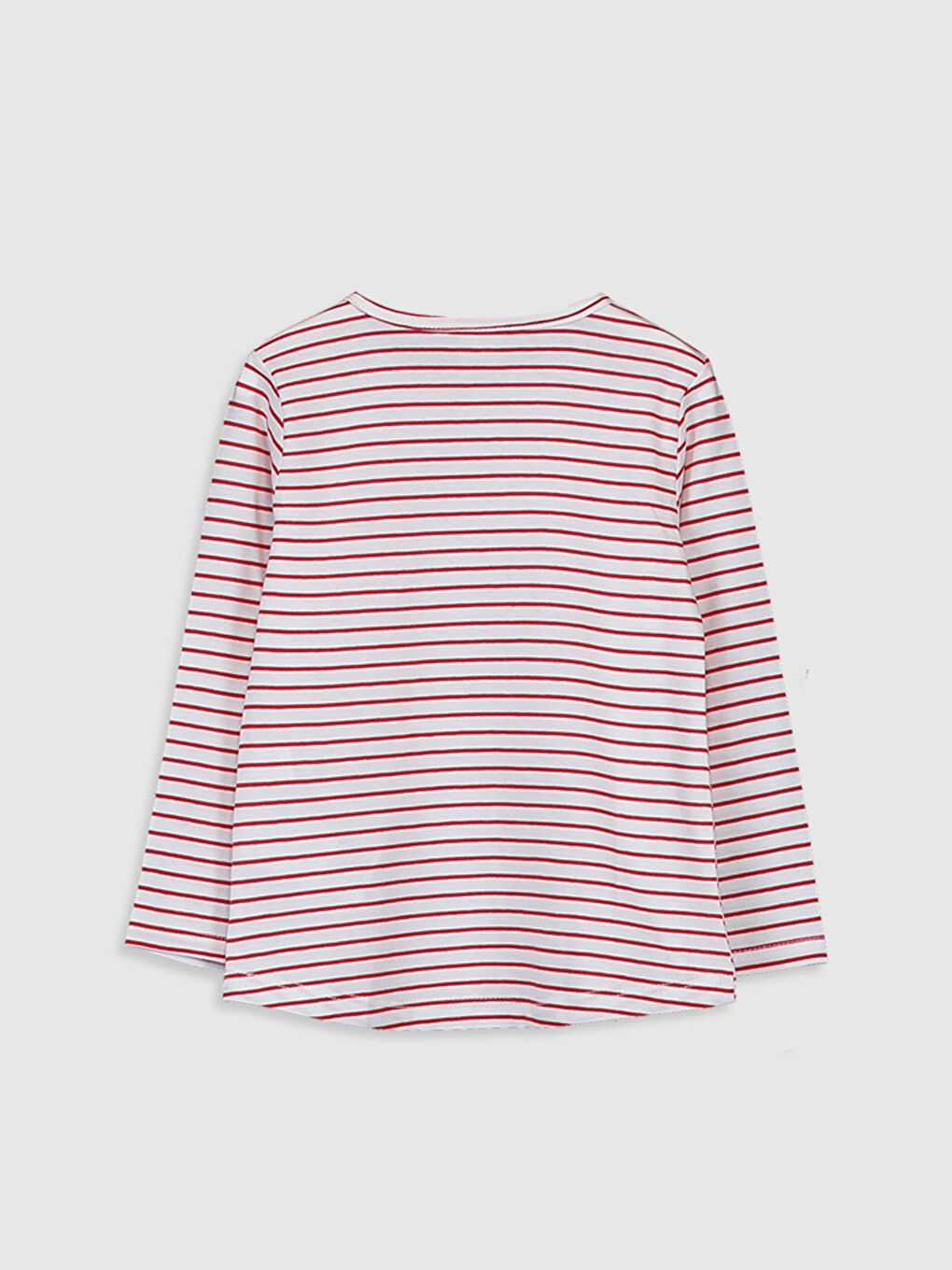 Crew Neck Long Sleeve Baby Girls' T-Shirt-1