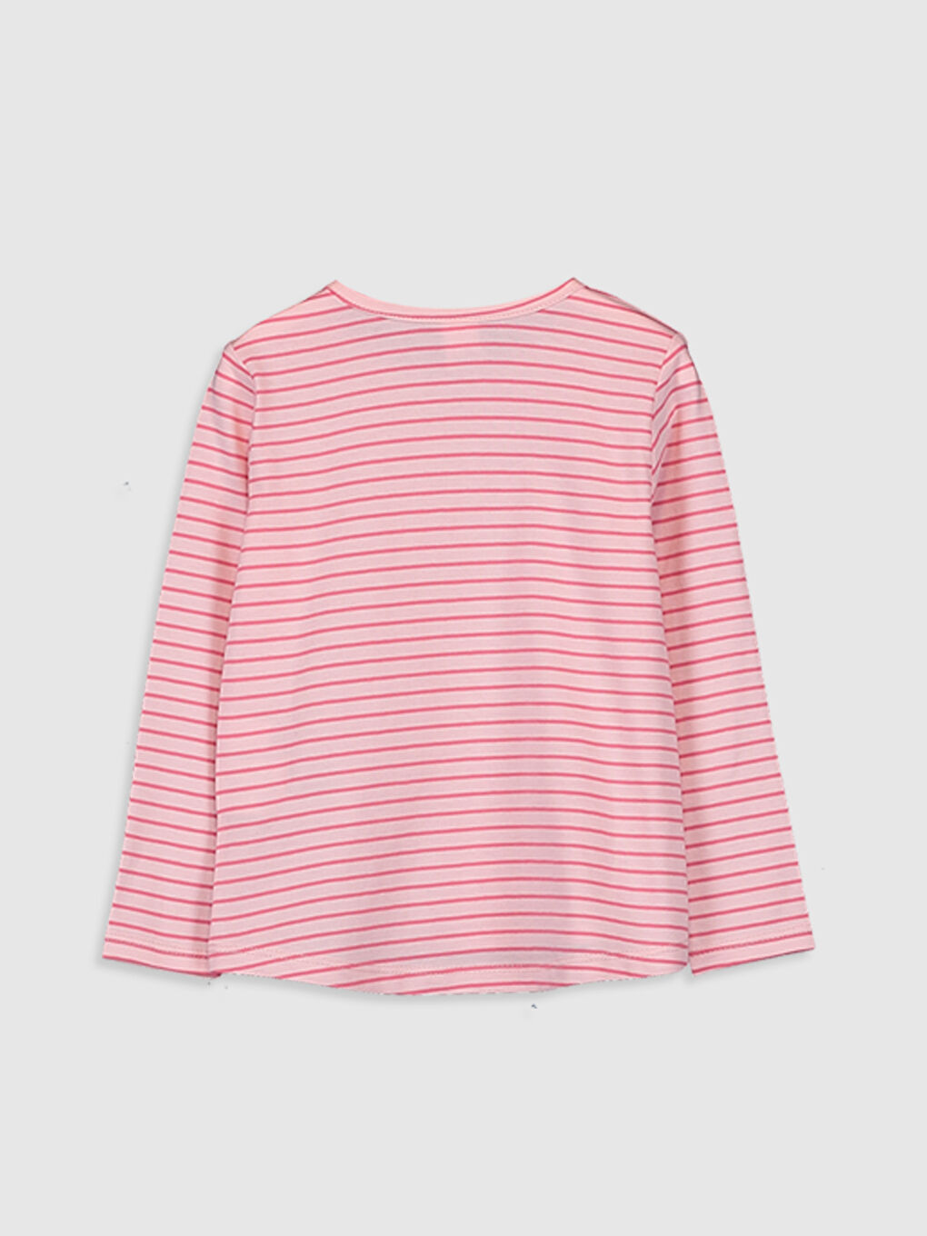 Crew Neck Long Sleeve Baby Girls' T-Shirt-1