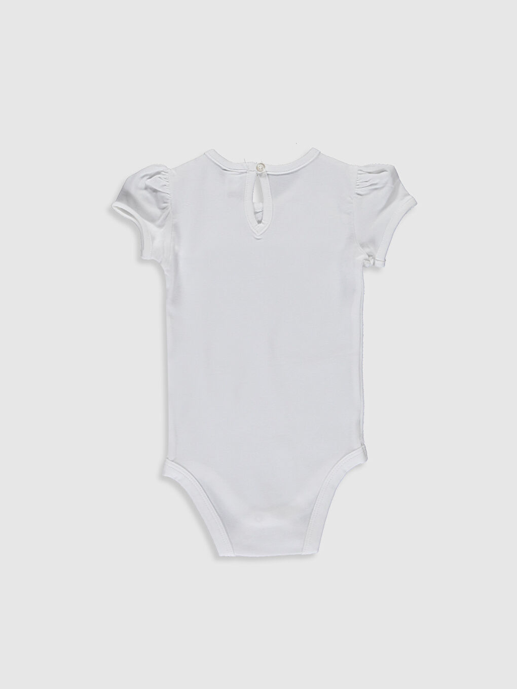 Long Sleeved Baby Girl Press Stud Press Stud Body-1