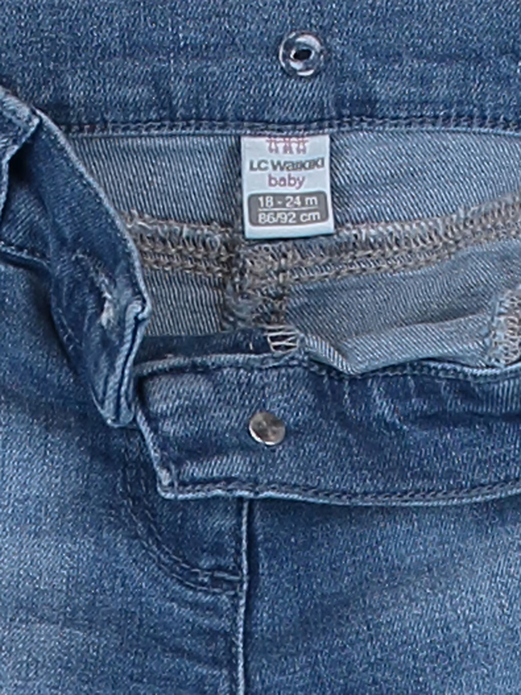 Baby Mädchen Jeansshorts und Clip-On Hosenträger-6