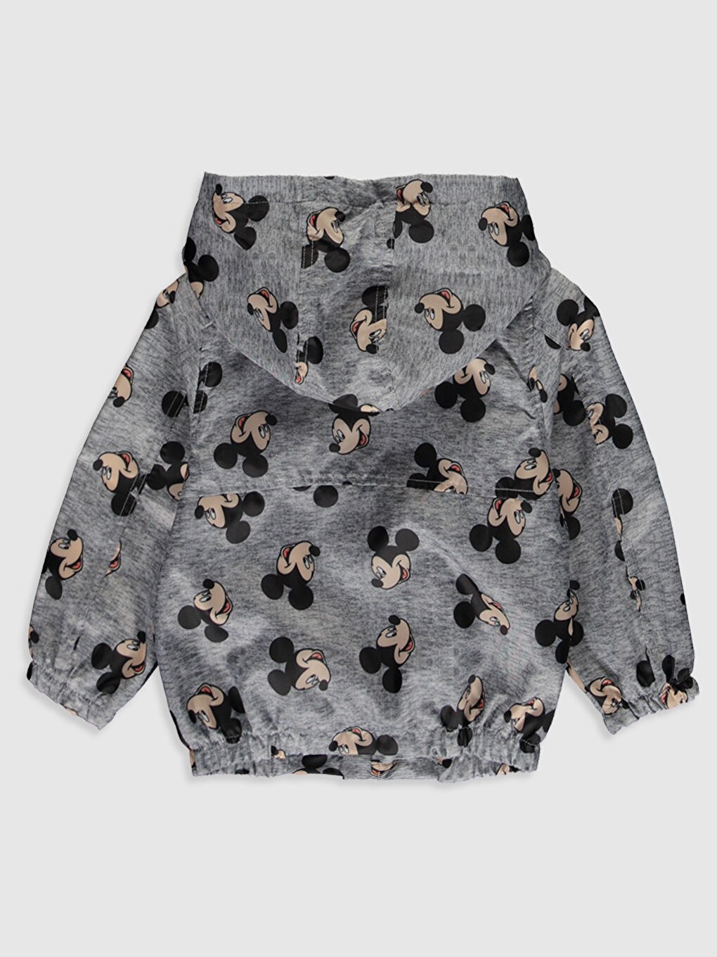 Siyah Kapüşonlu Uzun Kollu Erkek Bebek Mont-1