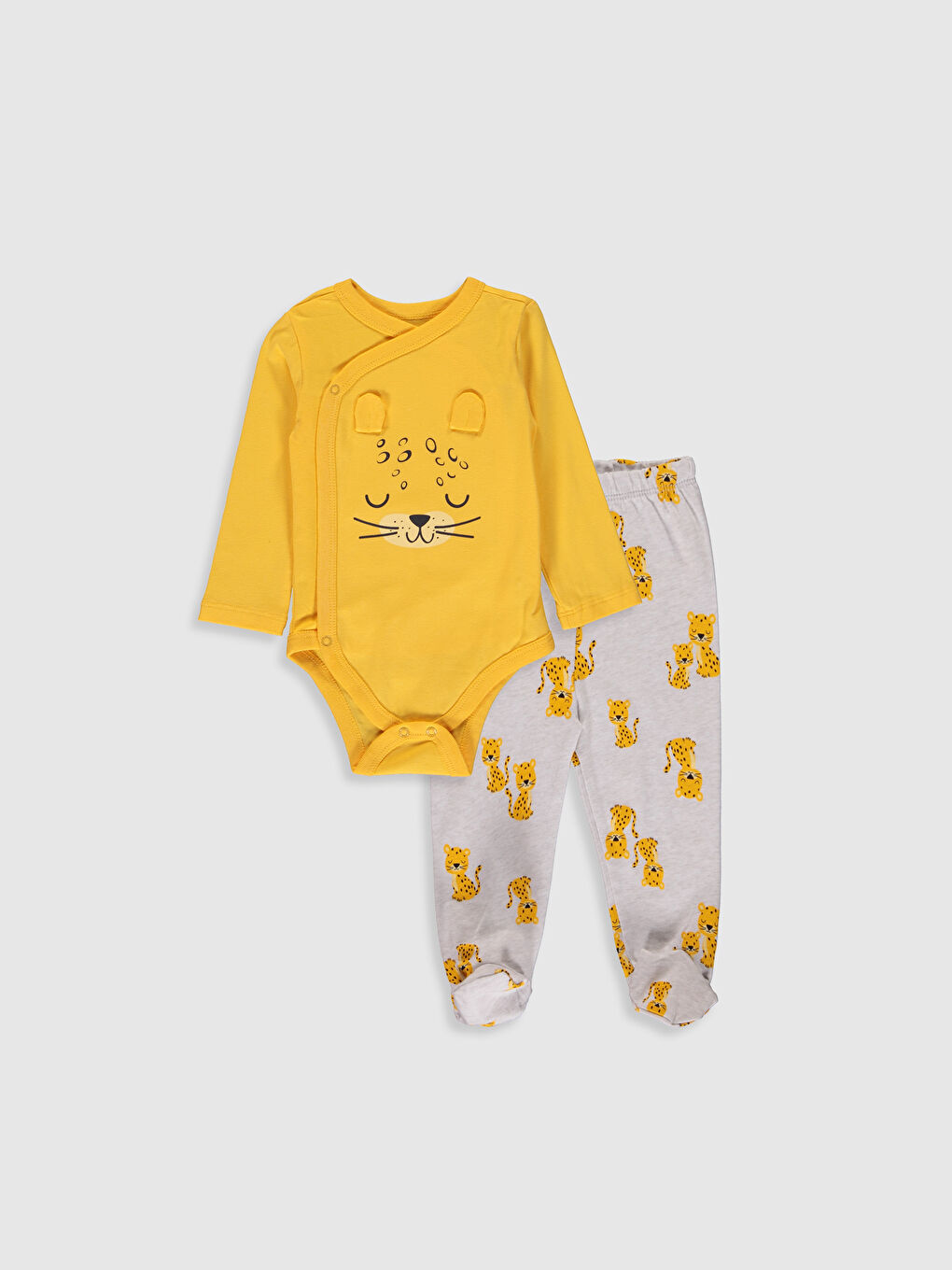 Beyaz Erkek Bebek Takım-1