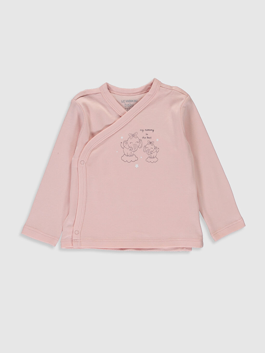 Pembe Bisiklet Yaka Baskılı Pamuklu Kız Bebek Hastane Çıkış Seti-4