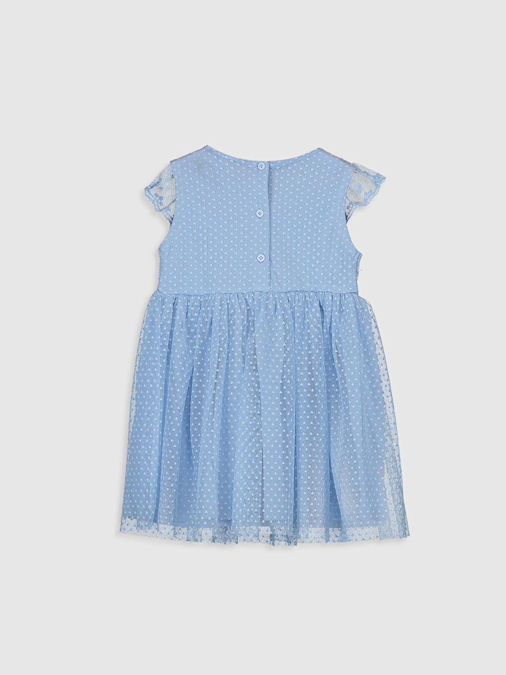 Robe BLEU Bébé Fille-1